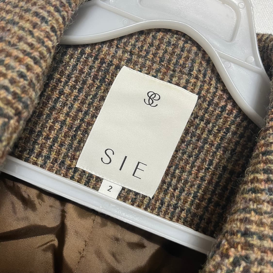 SIE 시에 알파카 헤링본 자켓 브라운 m 상품이미지2