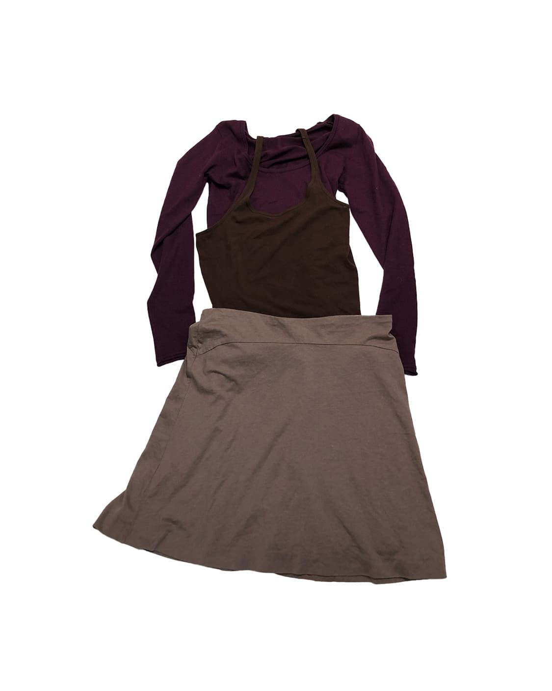 [직수입] 빈티지 모브 브라운 자켓,니트,슬리브리스,스커트 상품이미지2