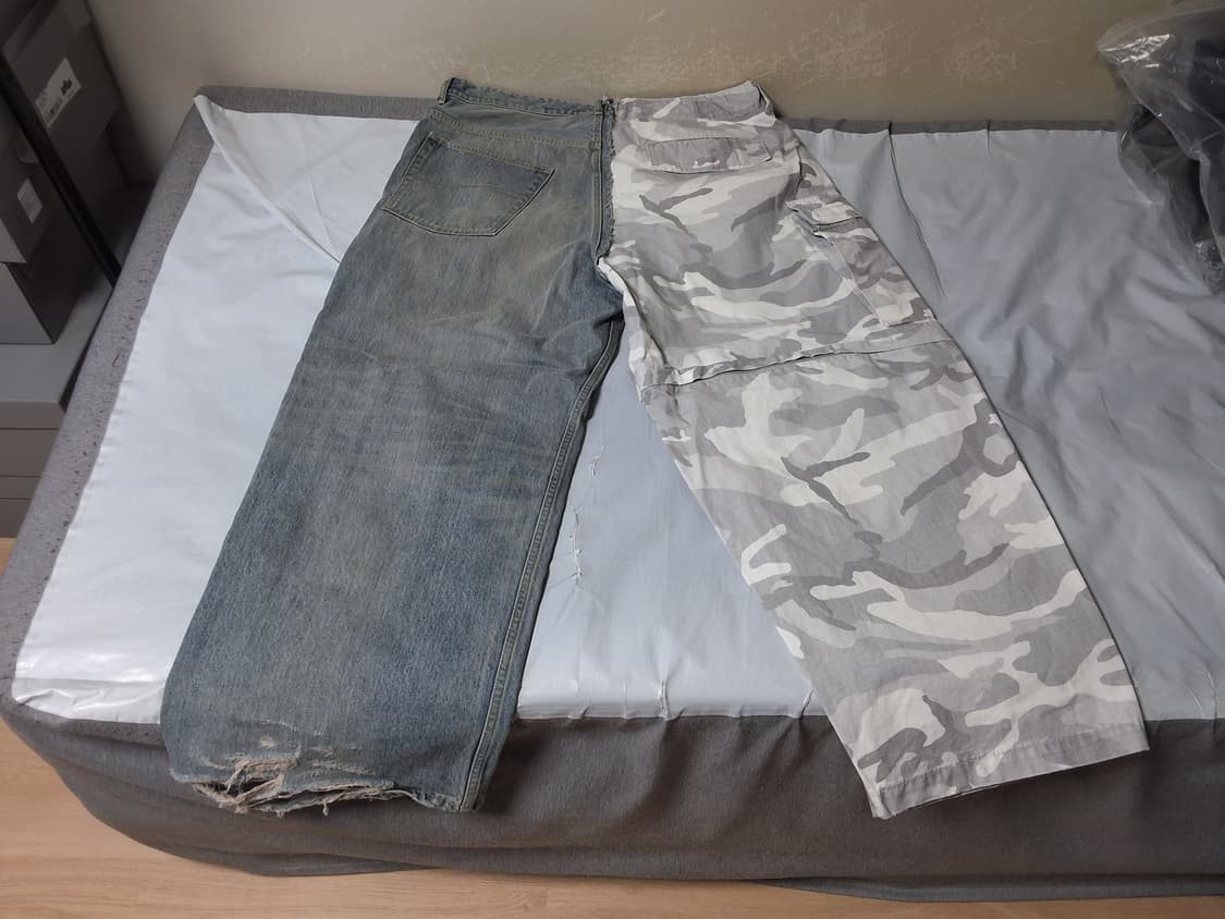 [새상품급] 발렌시아가 하이브리드 카모팬츠 s 상품이미지1