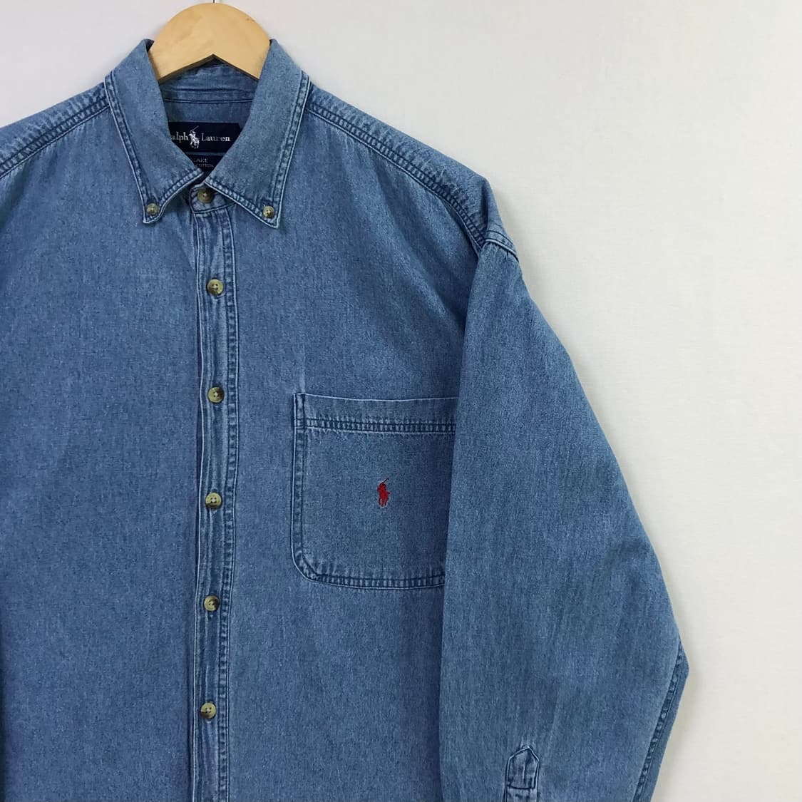 XL 폴로 데님 셔츠 상품이미지1
