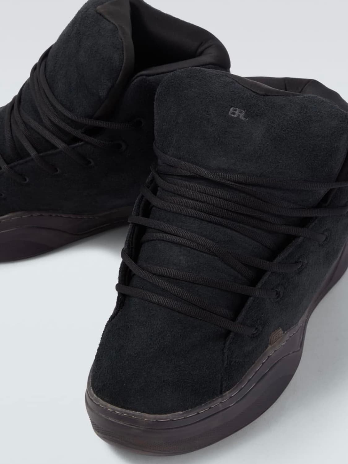 ERL VAMP 하이탑 스니커즈 (스웨이드, 블랙) 240~250 상품이미지6