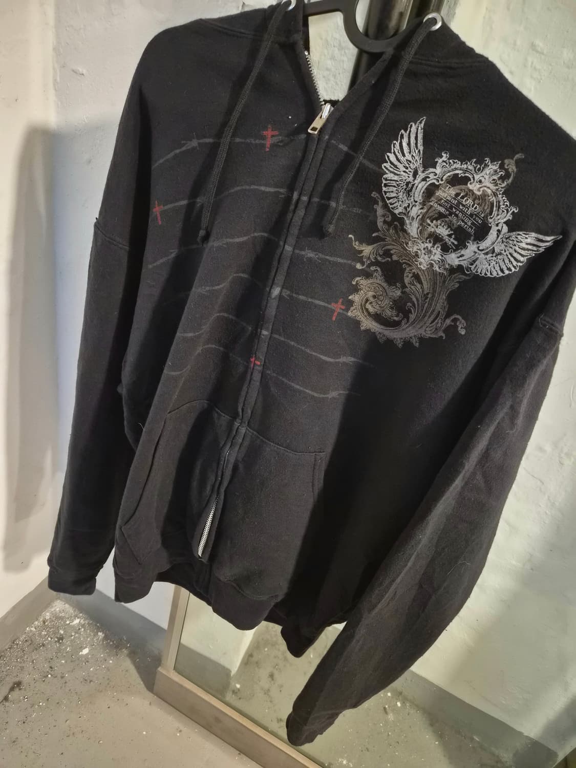 Y2k 디테일 후드집업 상품이미지2