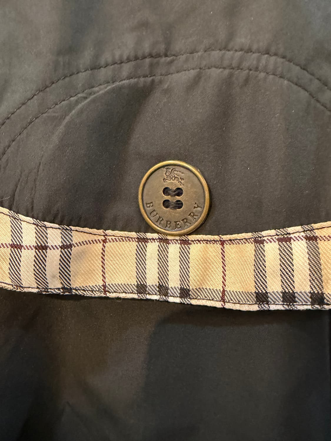 버버리 트렌치 코트 체크 배색 상품이미지7