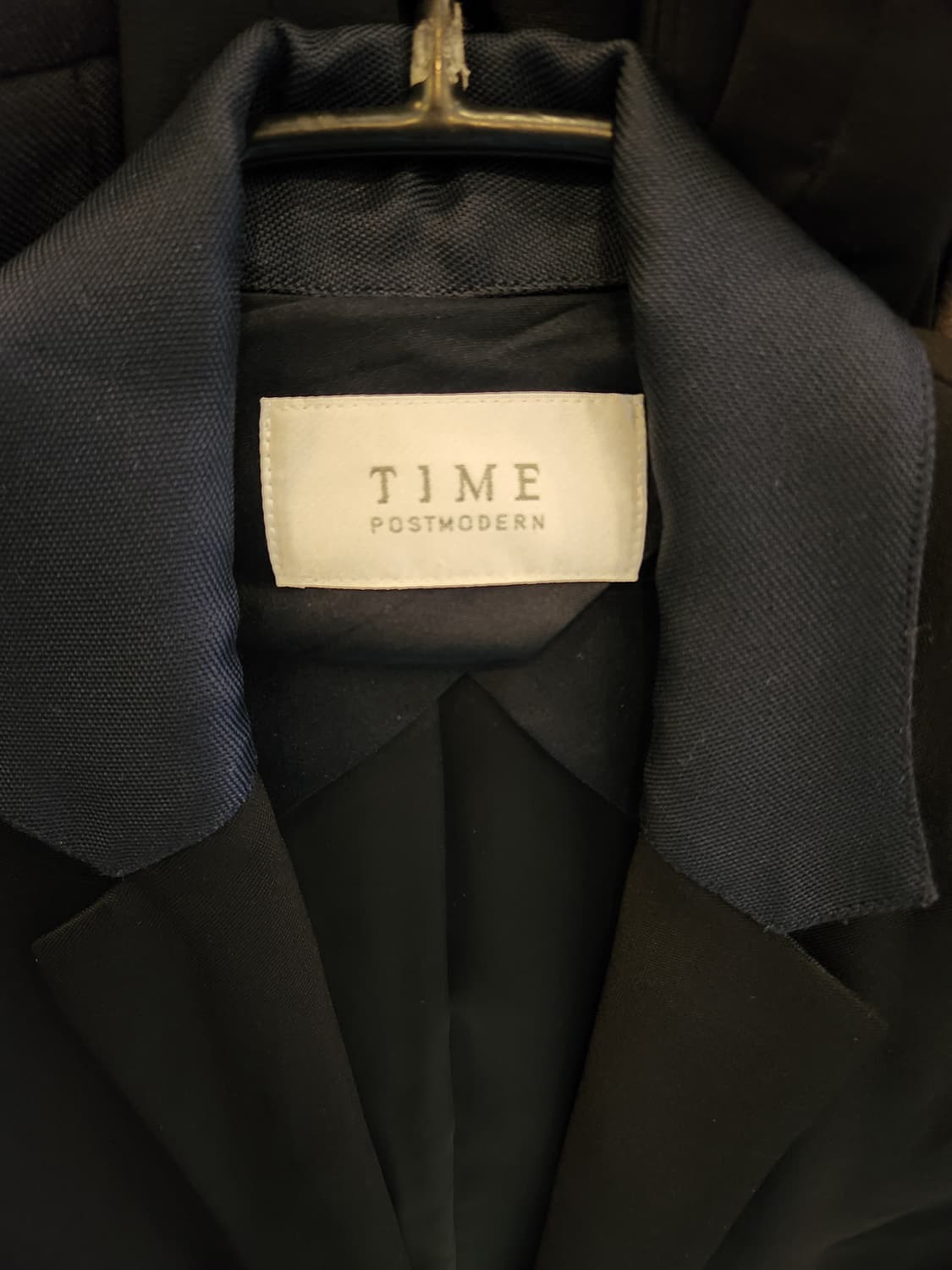 타임 블랙 더블 버튼 자켓 상품이미지5