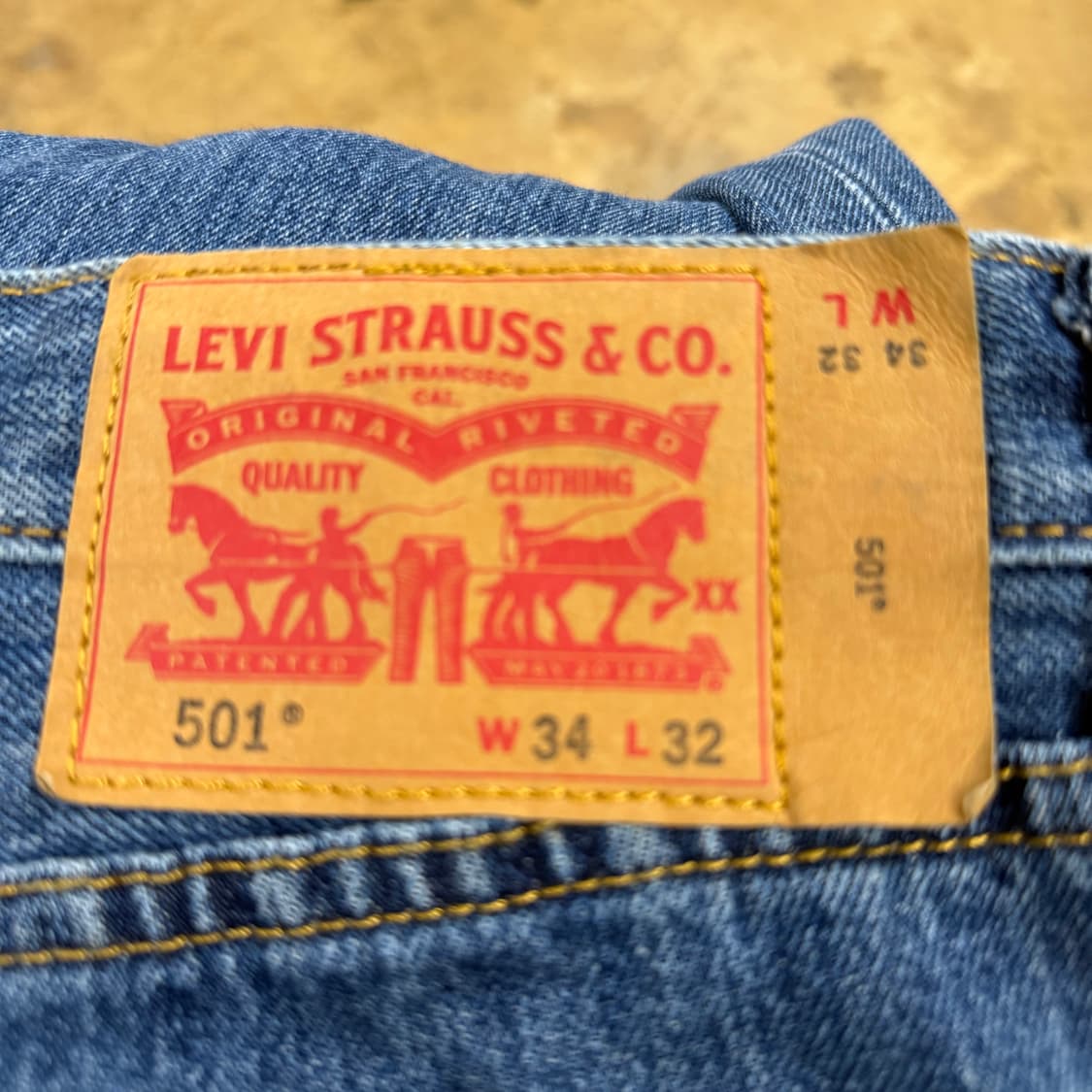 [정품] 리바이스 청바지 블루 데님 b18 상품이미지4