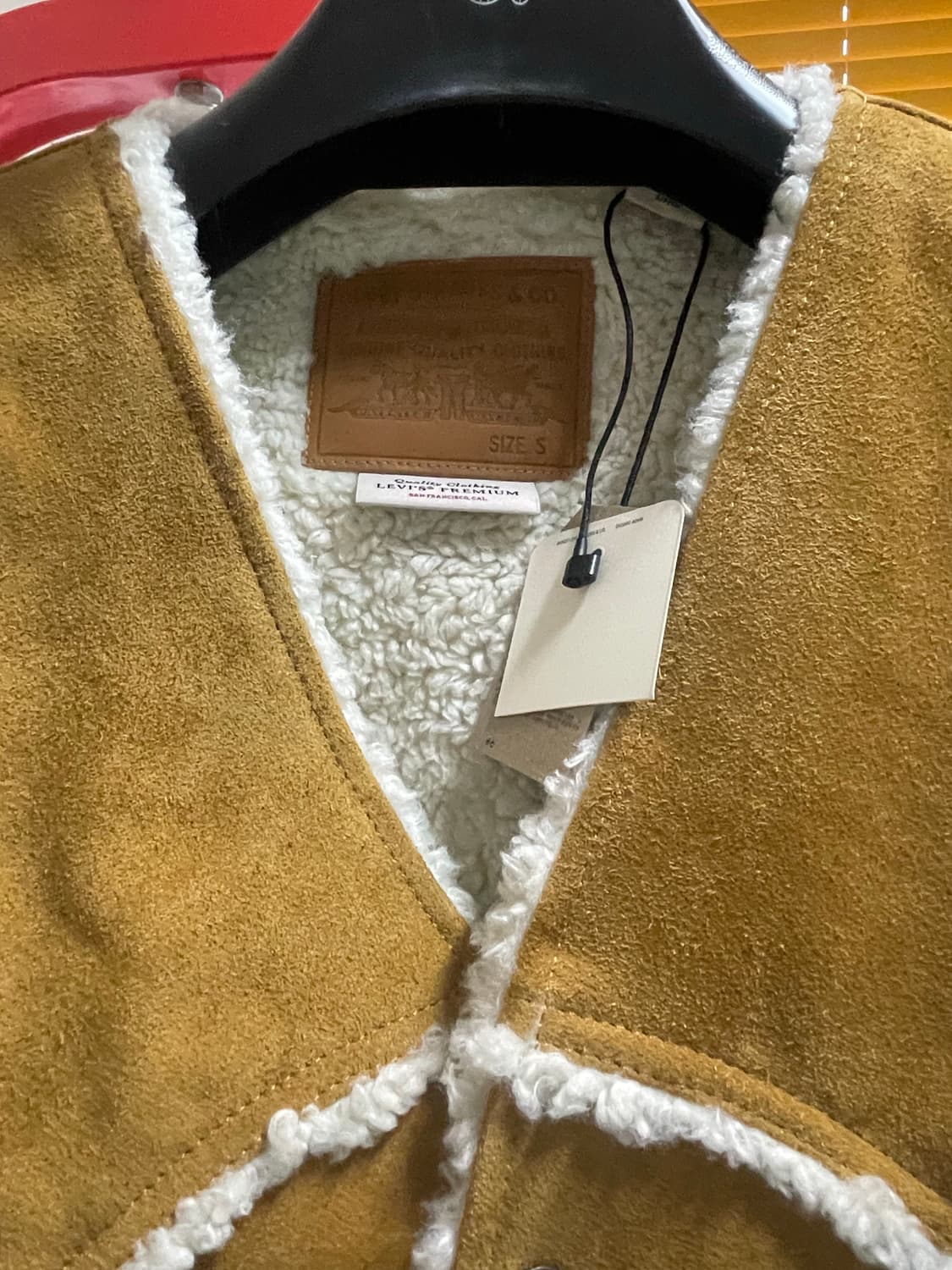 리바이스 웨스턴 스웨이드 베스트 쉐르파 상품이미지5