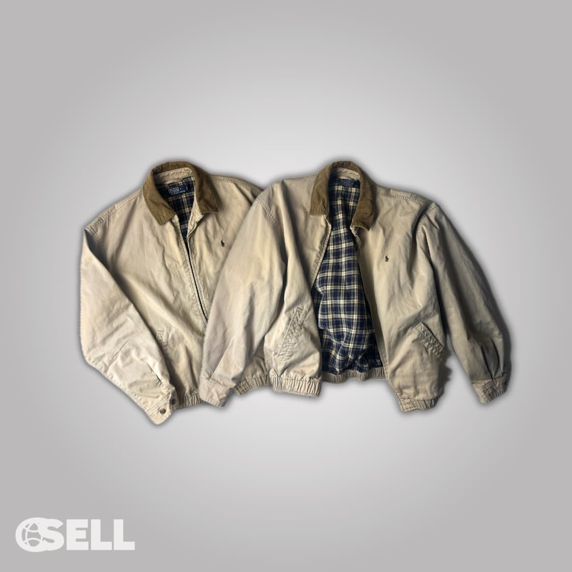폴로 안감체크 자켓 상품이미지3