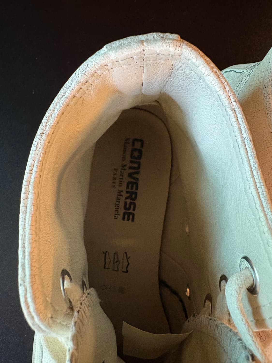 컨버스 X 메종 마틴 마르지엘라 하이탑 아이보리 상품이미지2