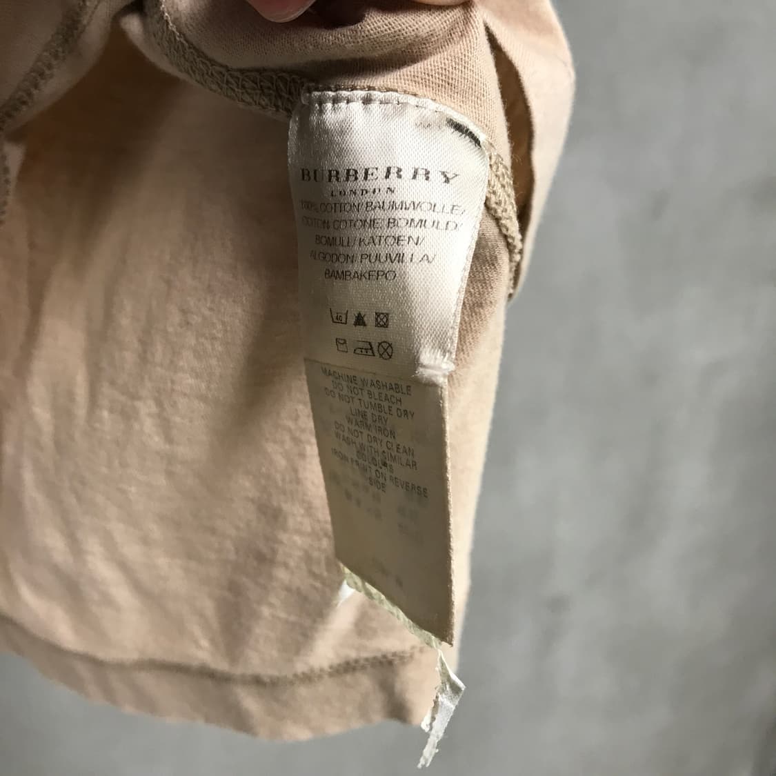 버버리 베이지 슬리브리스 S(W) 상품이미지6