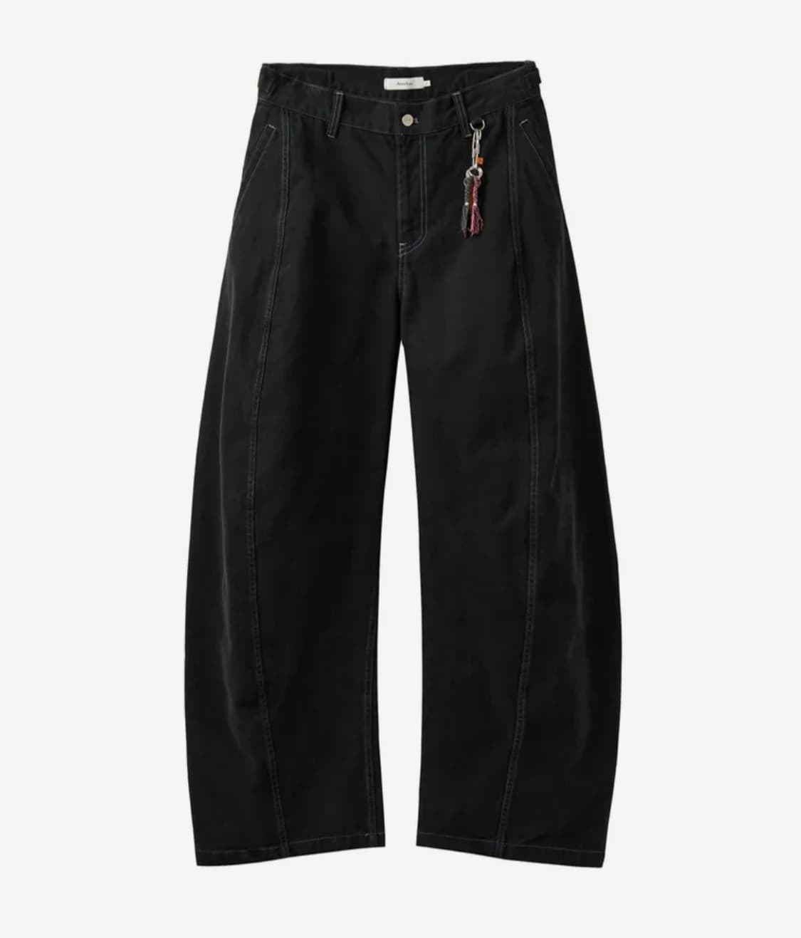 아르반 파사드 코어 커브드 팬츠 블랙 2사이즈 상품이미지1