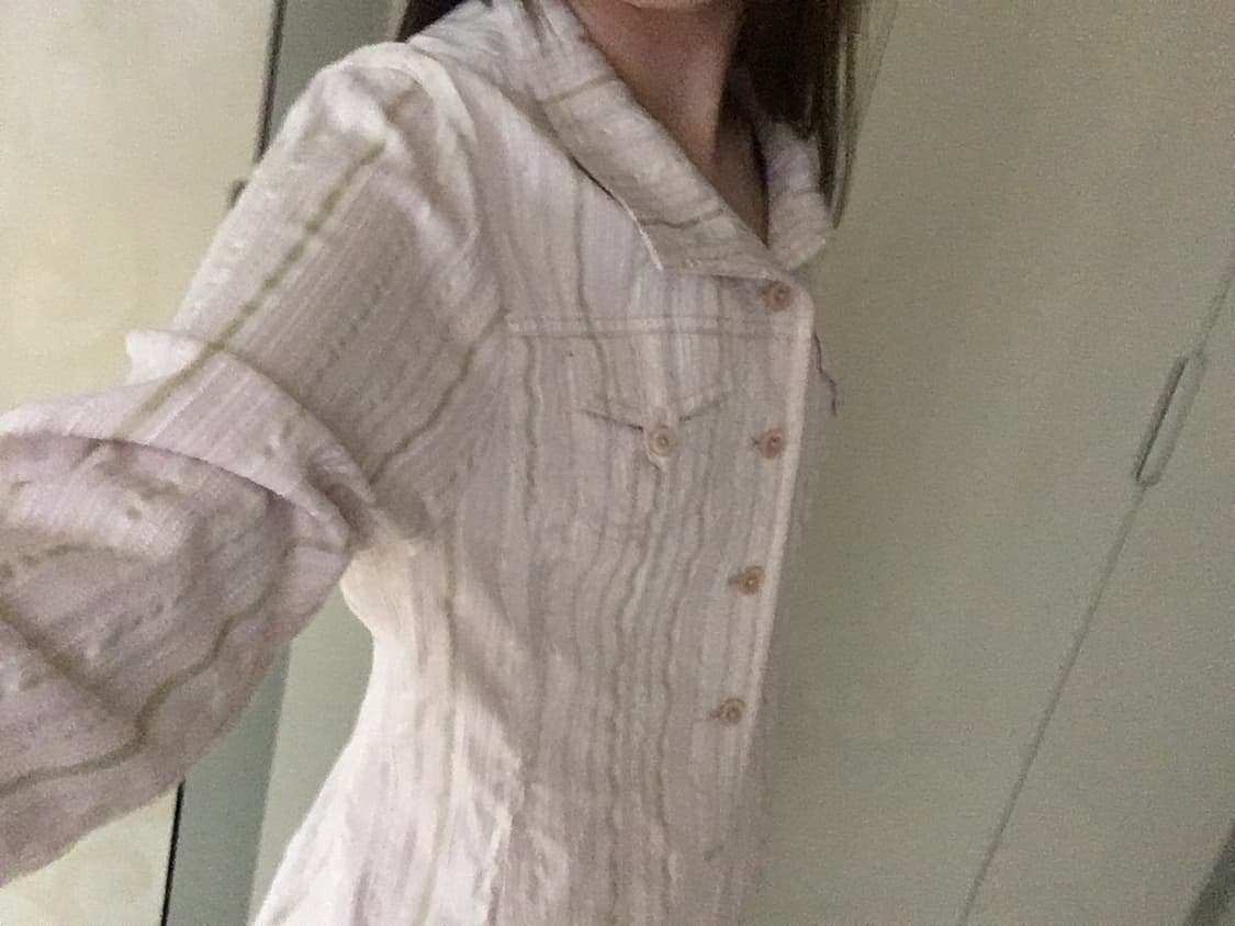 FROHLICH_ stripe embroidered shirt 상품이미지3