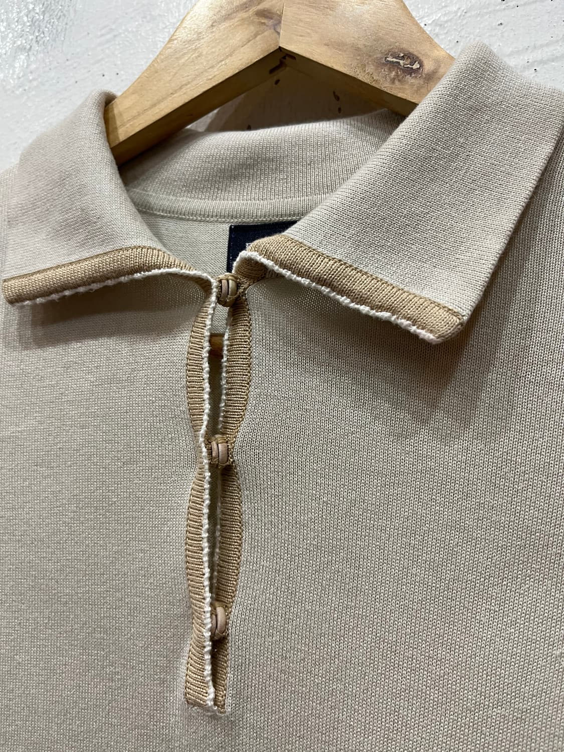 버버리 골프 니팅 PK 롱슬리브 Made in JAPAN (M) 상품이미지3