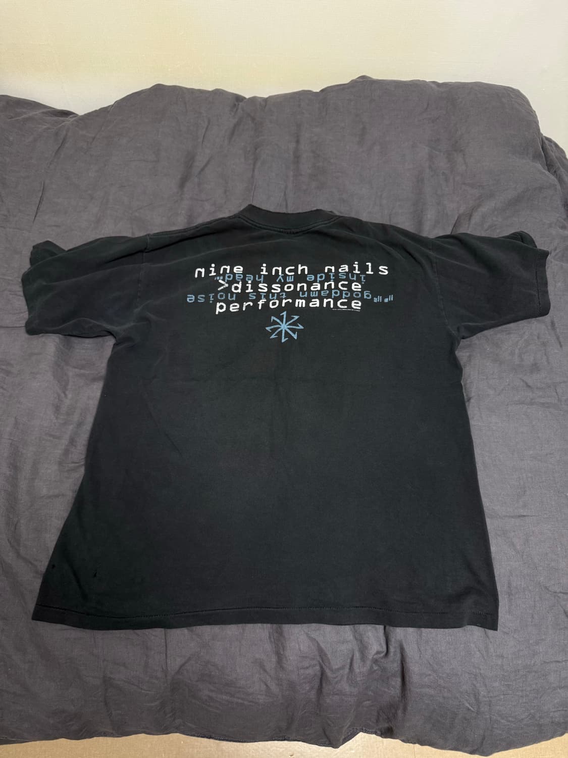 [xl]90s 나인인치네일스 dissonance tour 티셔츠 상품이미지2