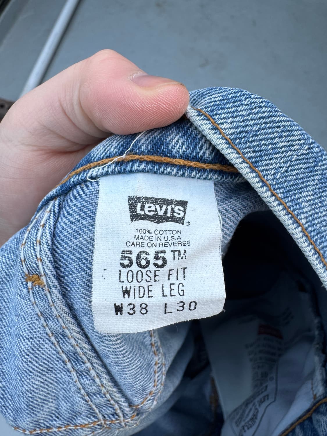 리바이스 565 90s usa 상품이미지5