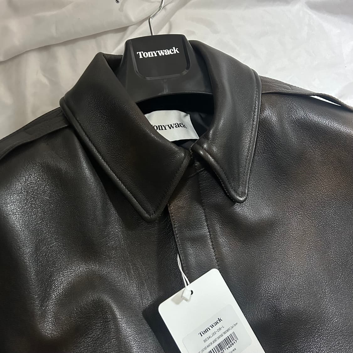 [L] 토니웩 A-2 레더 새상품 상품이미지4