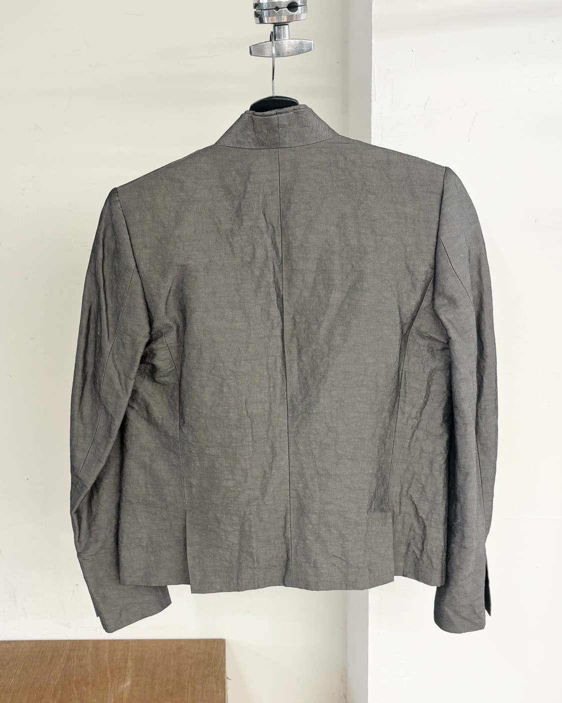 하이더 아커만 그레이 논카라 리넨 나일론 자켓 상품이미지6