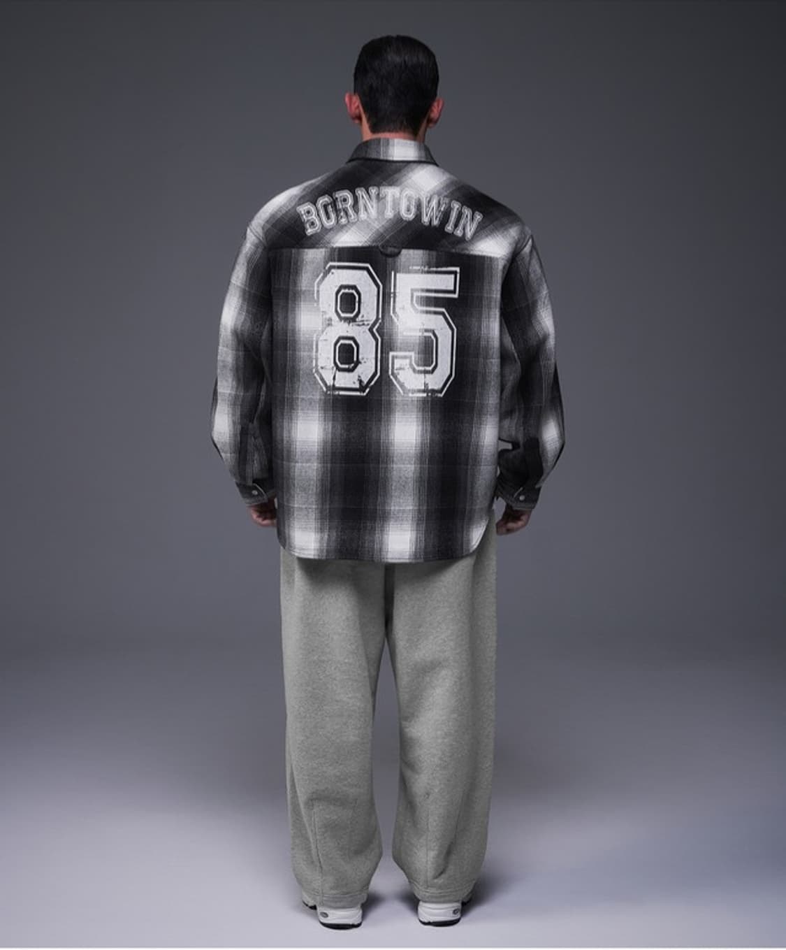 본투윈 26ss 플란넬 체크 셔츠 자켓 상품이미지6