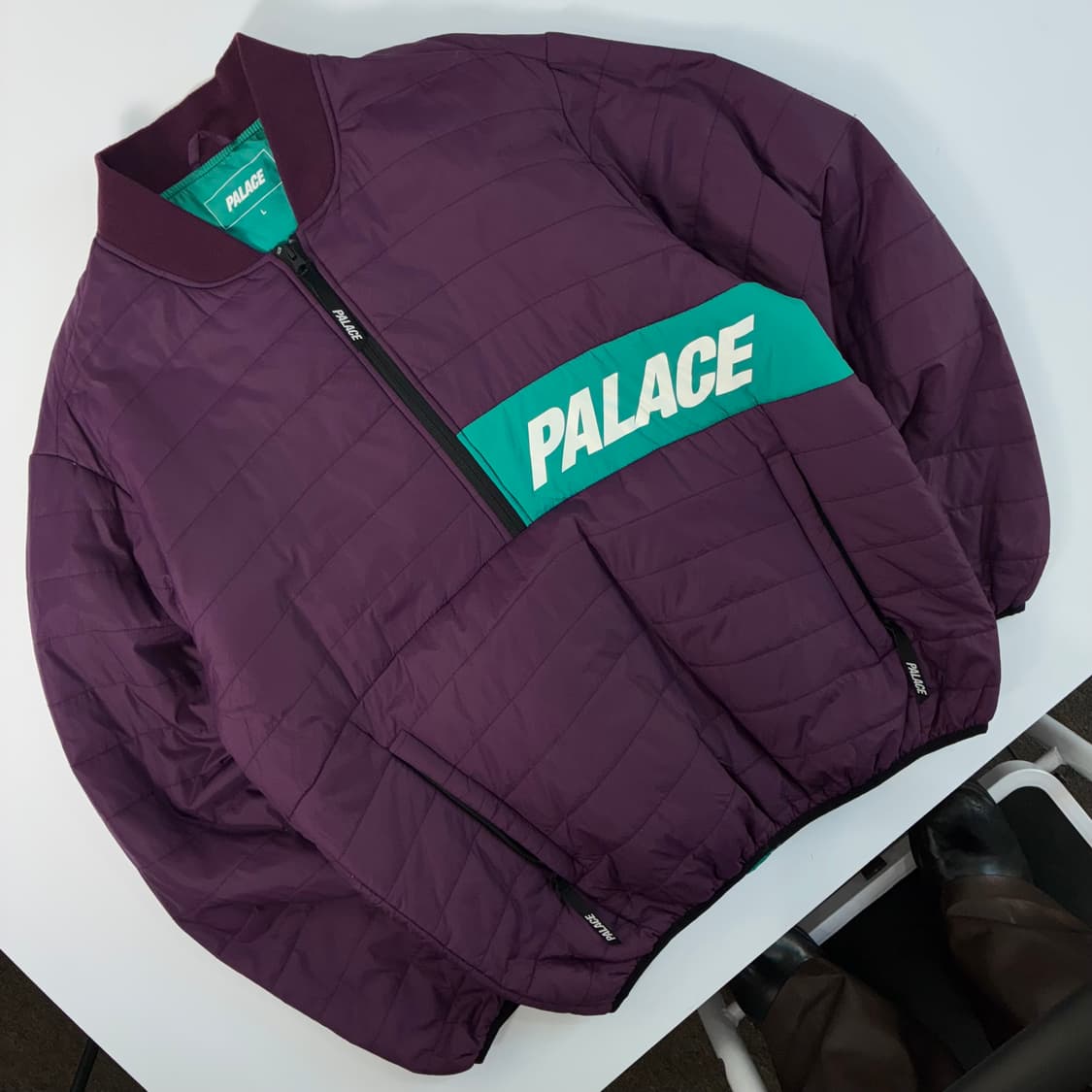 Palace  팔라스 하프 집 버건디 패커 자켓  상품이미지2