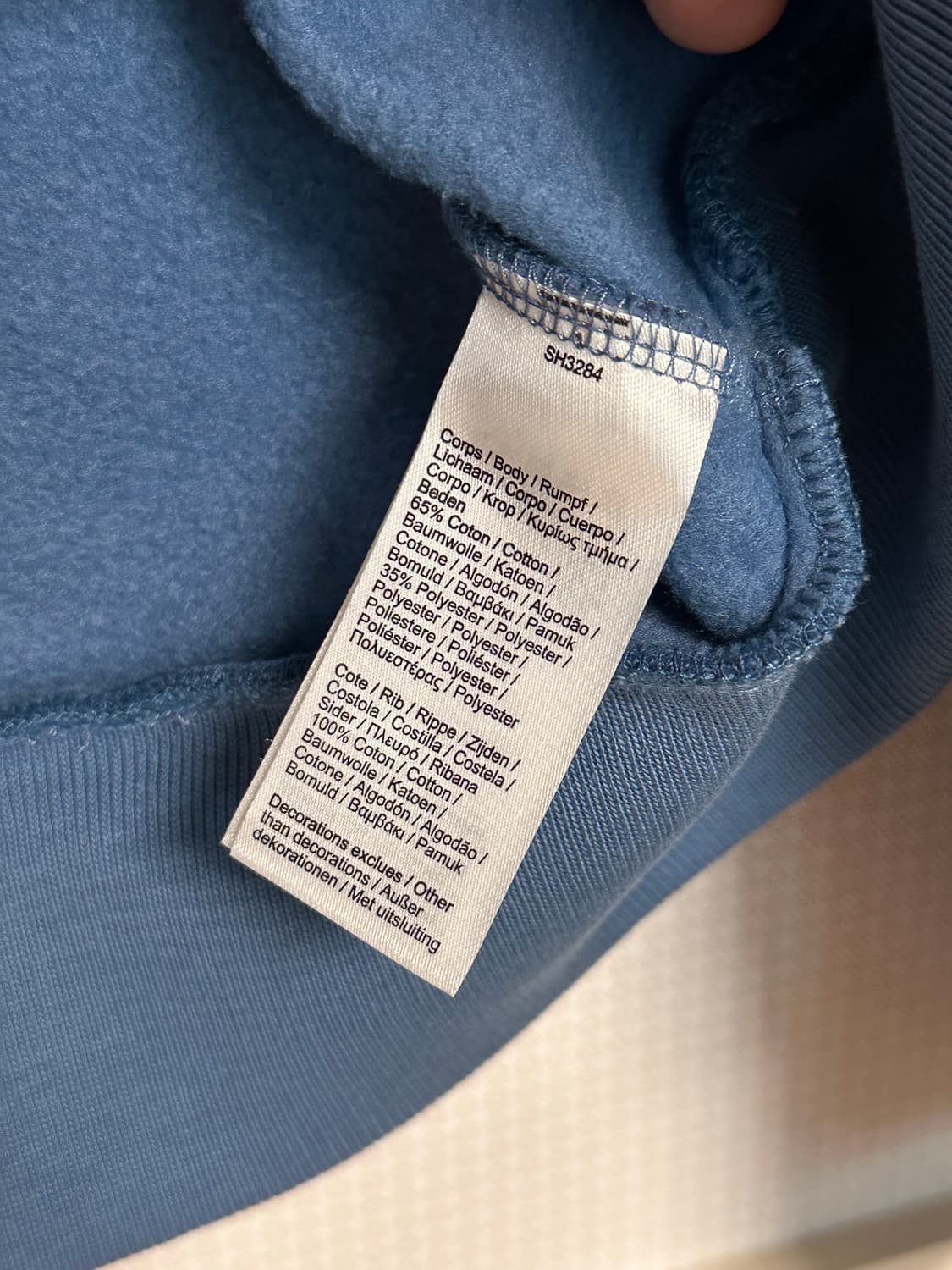 라코스테 맨투맨 스카이블루 (L, 105) 상품이미지5