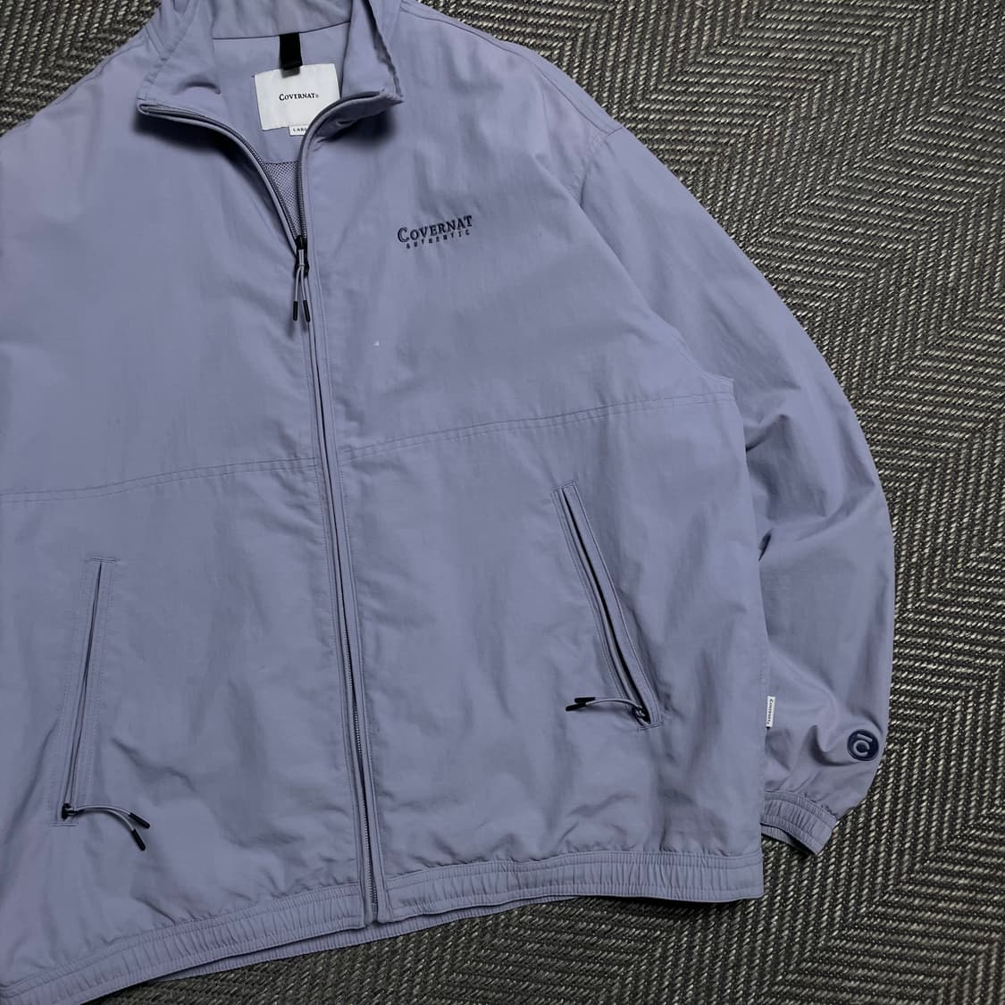 커버낫 빅로고 박시핏 우븐 바람막이 y 5082 상품이미지4