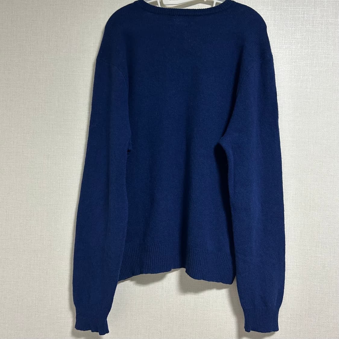 폴로 랄프로렌 램스울 브이넥 니트 네이비 XL 상품이미지5
