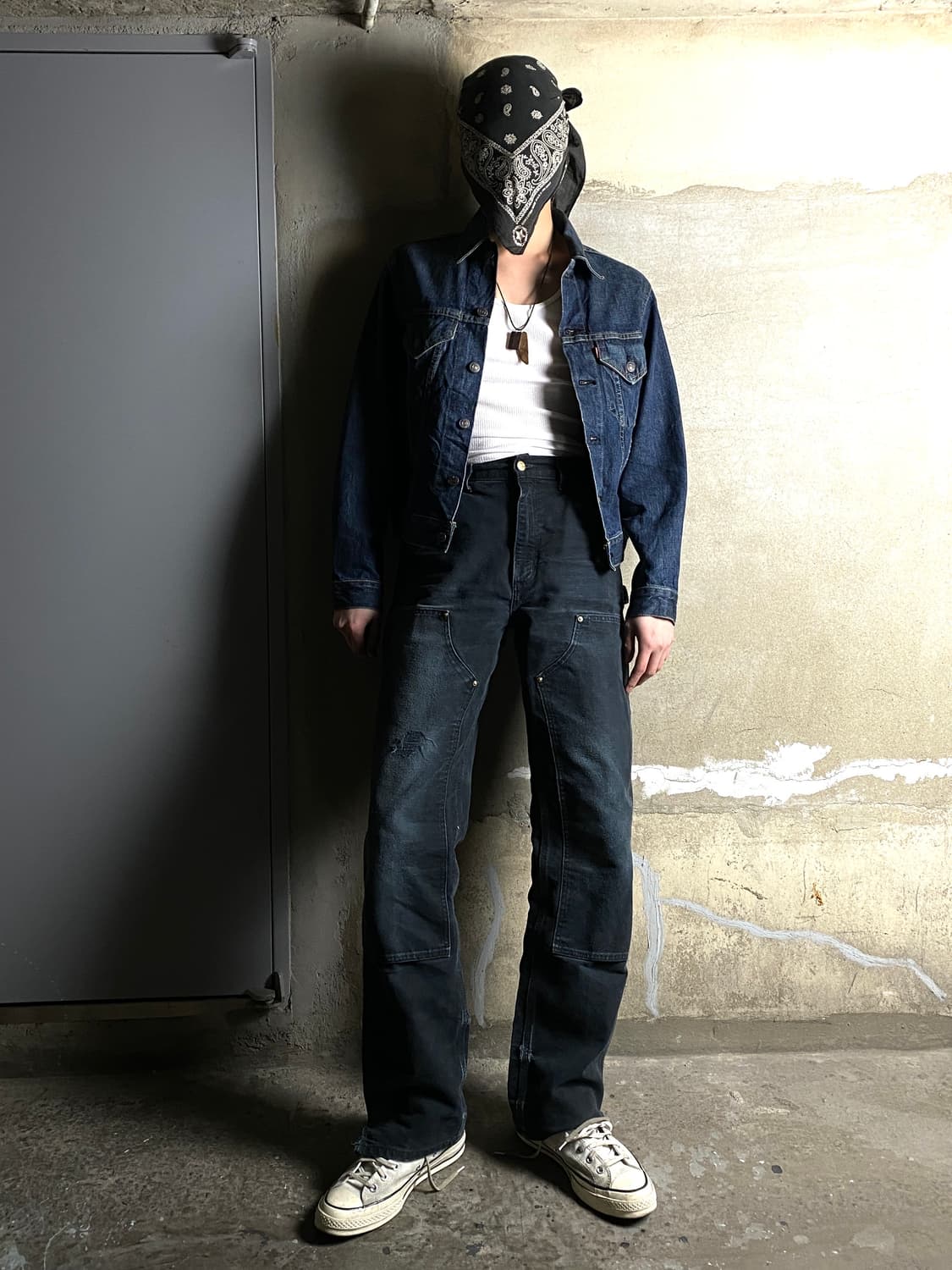 빈티지 리바이스 청자켓 빅E 70557 상품이미지6