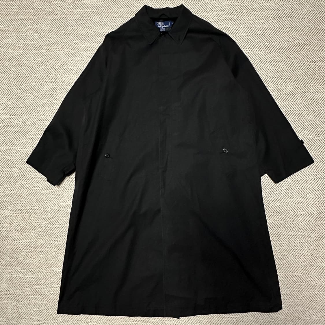 POLO RALPH LAUREN balmacaan coat black 상품이미지1