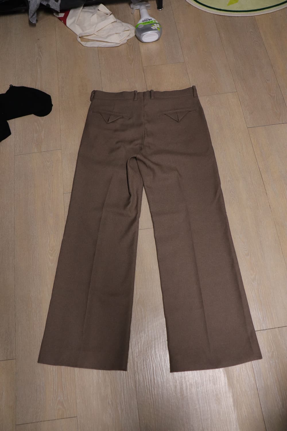 [L]사스콰치패브릭스 와이드 플레어 팬츠 상품이미지2