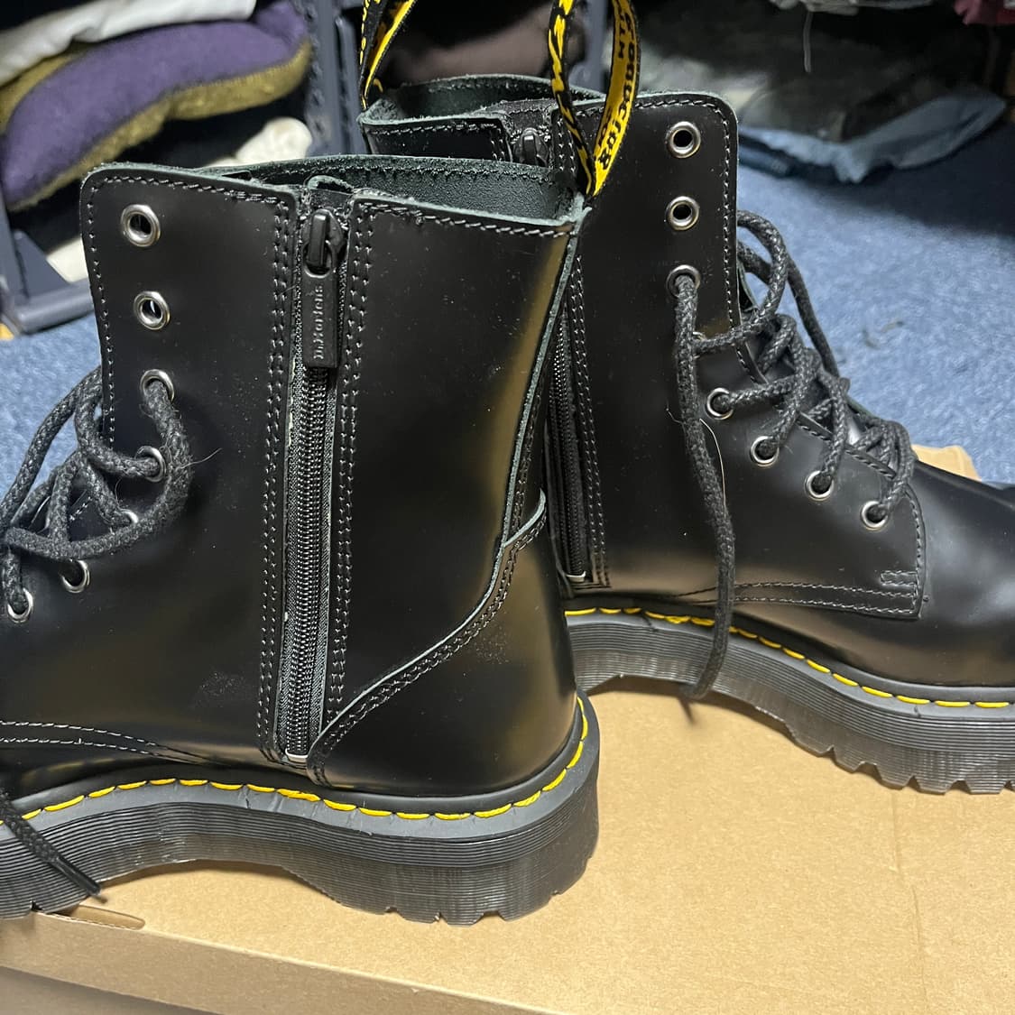 닥터마틴 제이든 블랙 폴리시드 스무스 290 상품이미지2