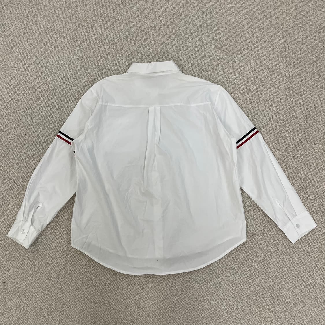 실측확인 사선완장 옥스포드 셔츠 남방 0123M 상품이미지3