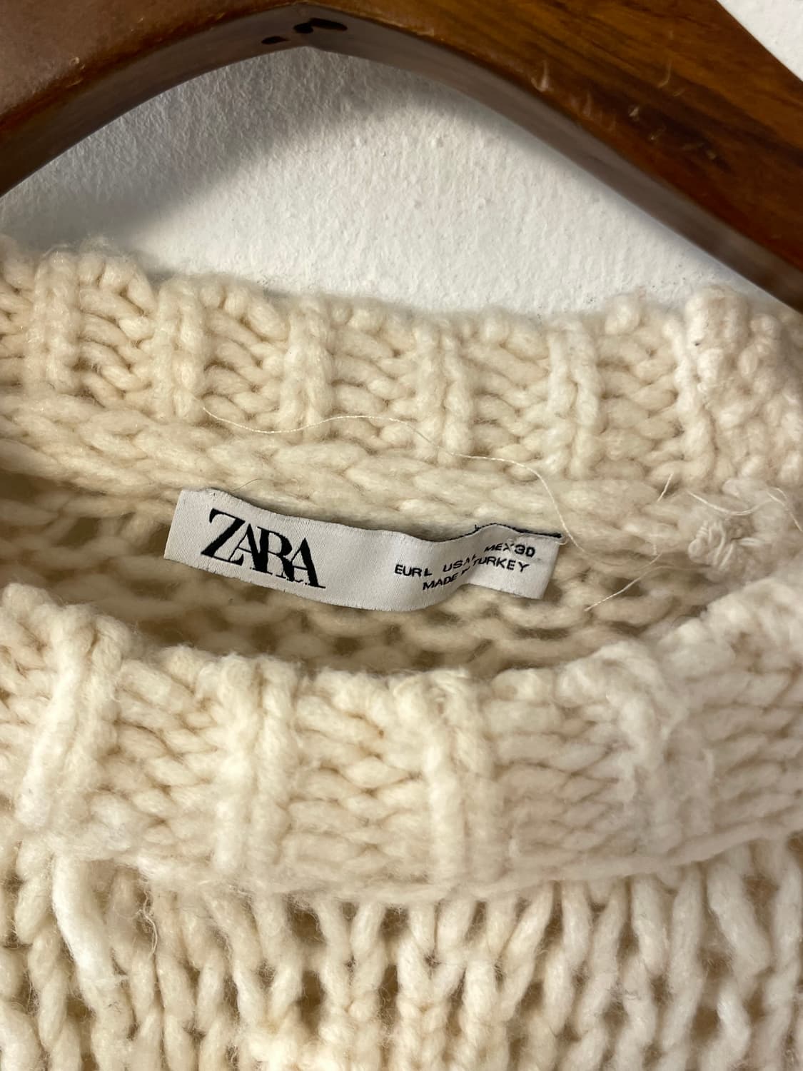  자라 케이블 니트  상품이미지5