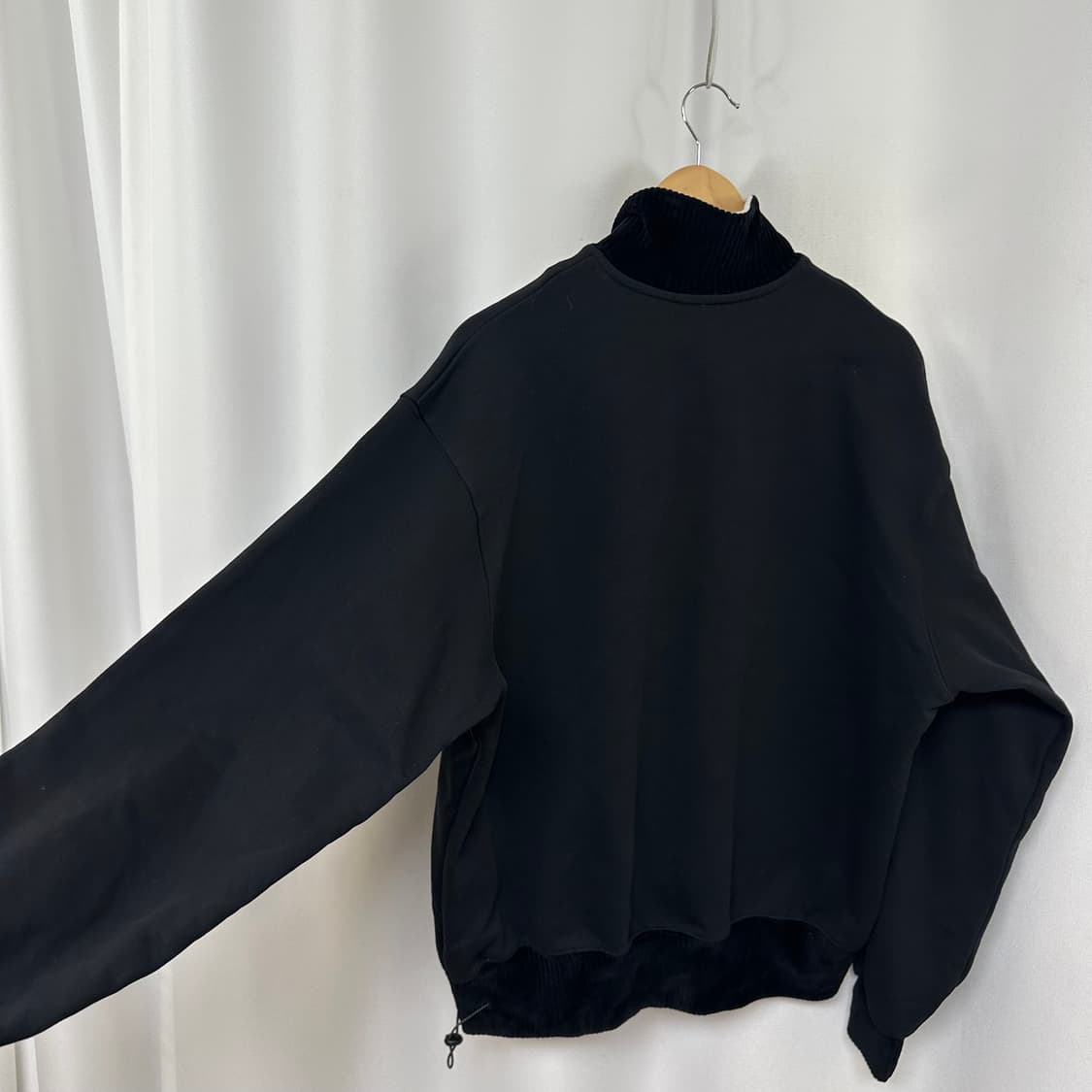 1993스튜디오 남자 맨투맨티셔츠 빅사이즈 검정 M 상품이미지8