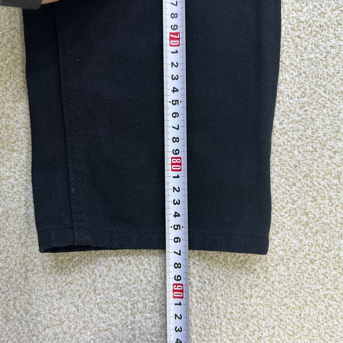 L 헤인트 블랙 데님 팬츠 0316D  상품이미지2