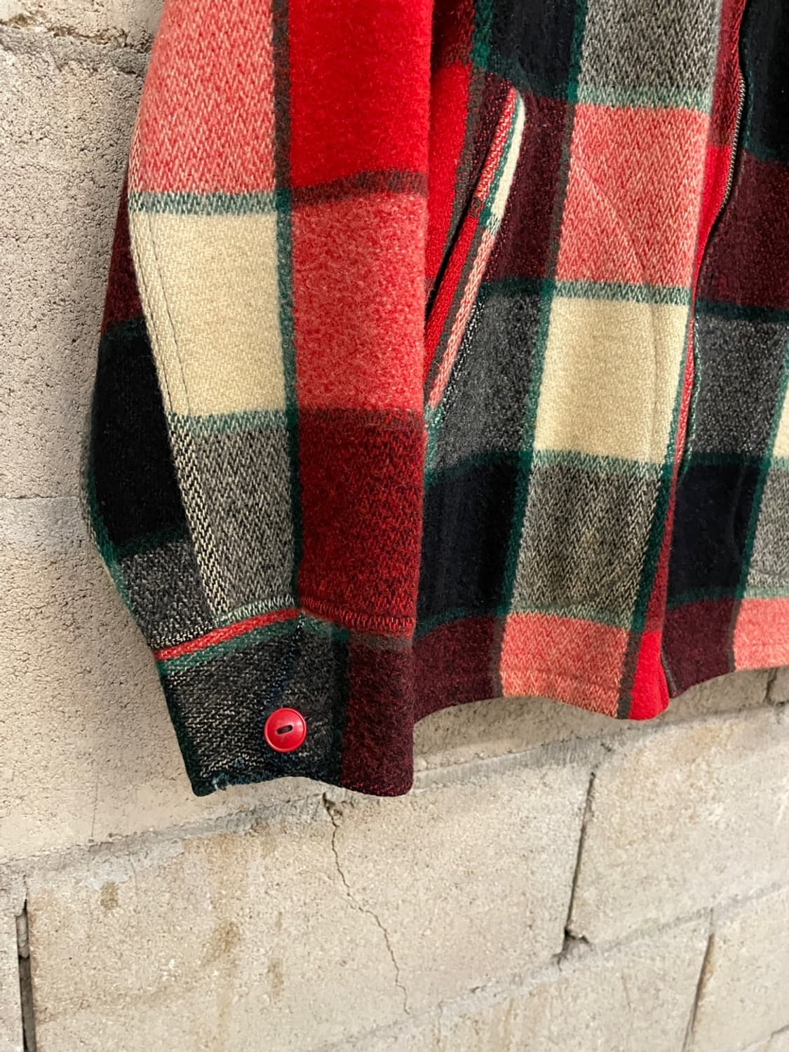 70s 울리치 체크 드리즐러 자켓  상품이미지4