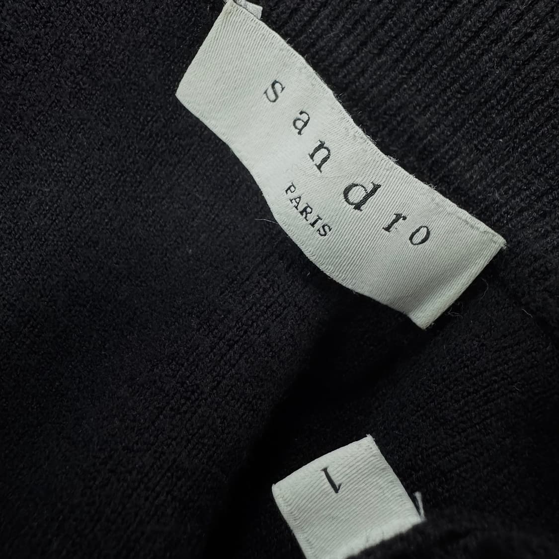 산드로 프린팅 자수 니트 맨투맨 상품이미지4