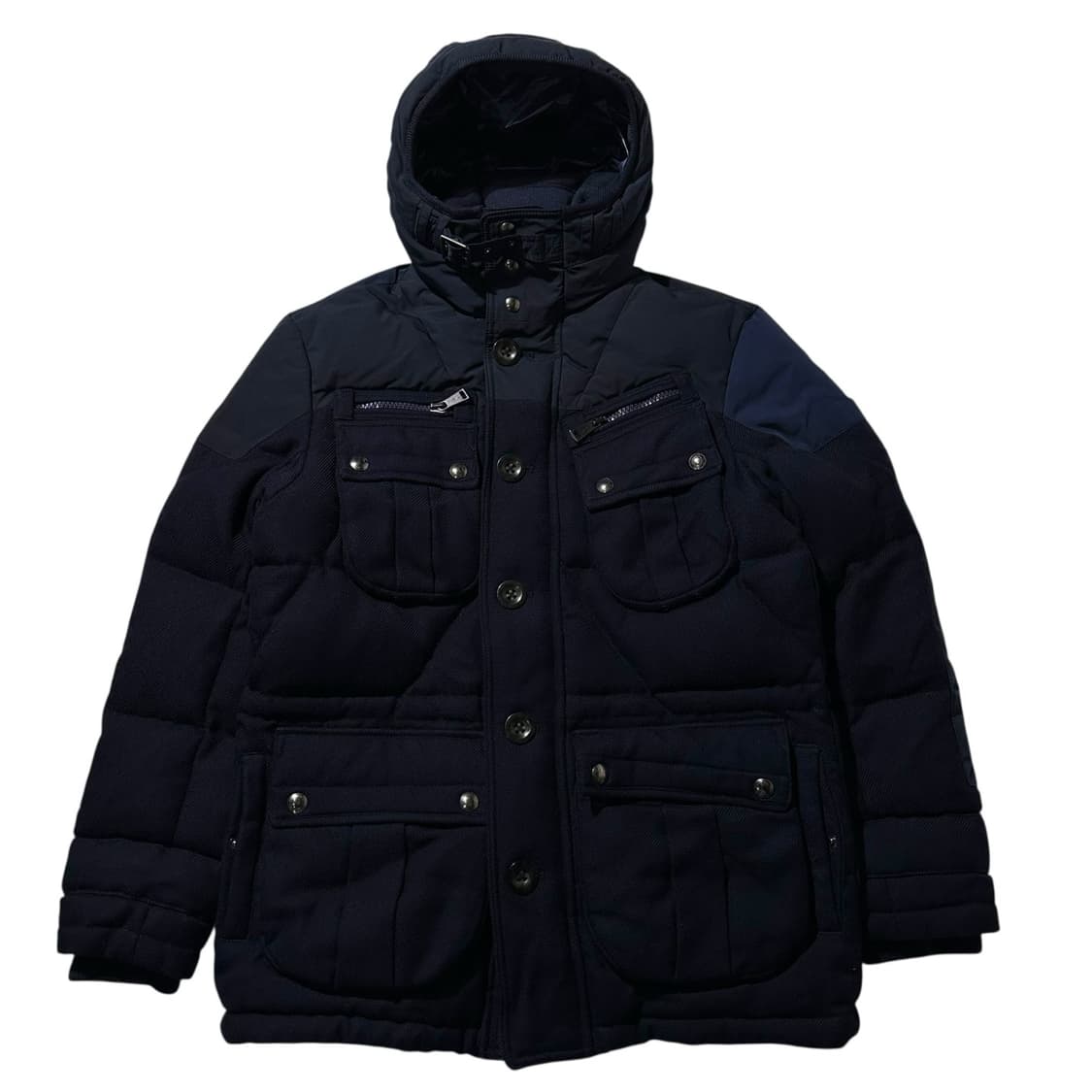 폴로 랄프로렌 울 퀼티드 유틸리티 다운 패딩 자켓 네이비 상품이미지3