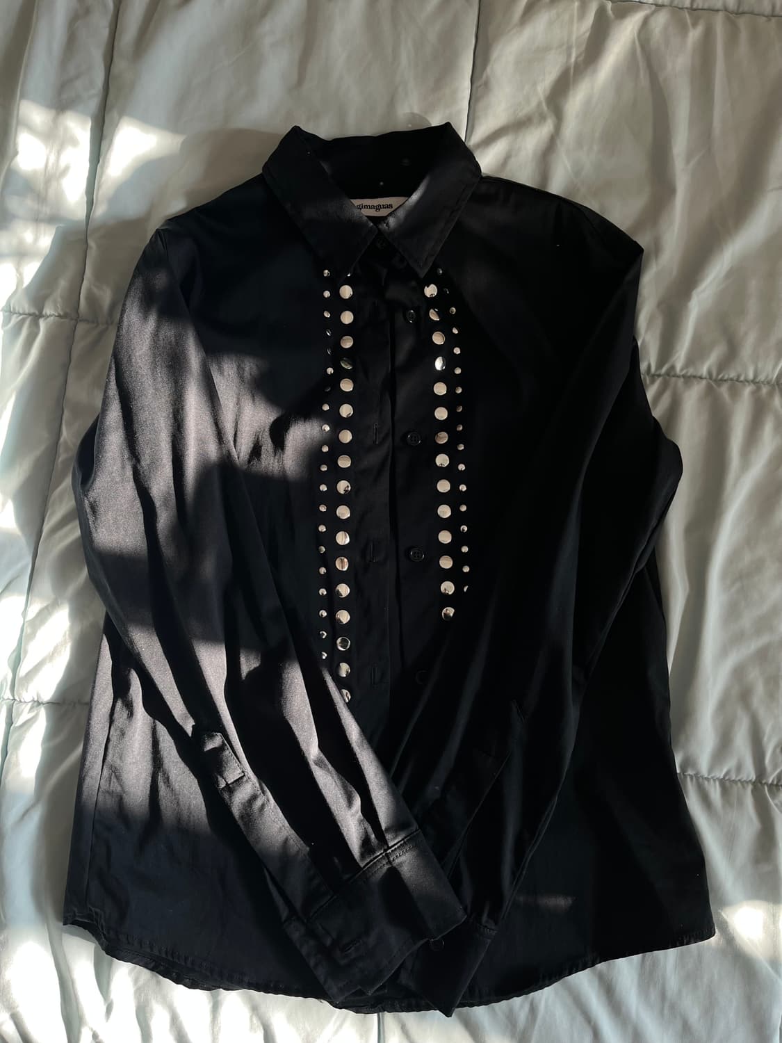 [s] 기마구아스 sky stud 셔츠 블랙 상품이미지4