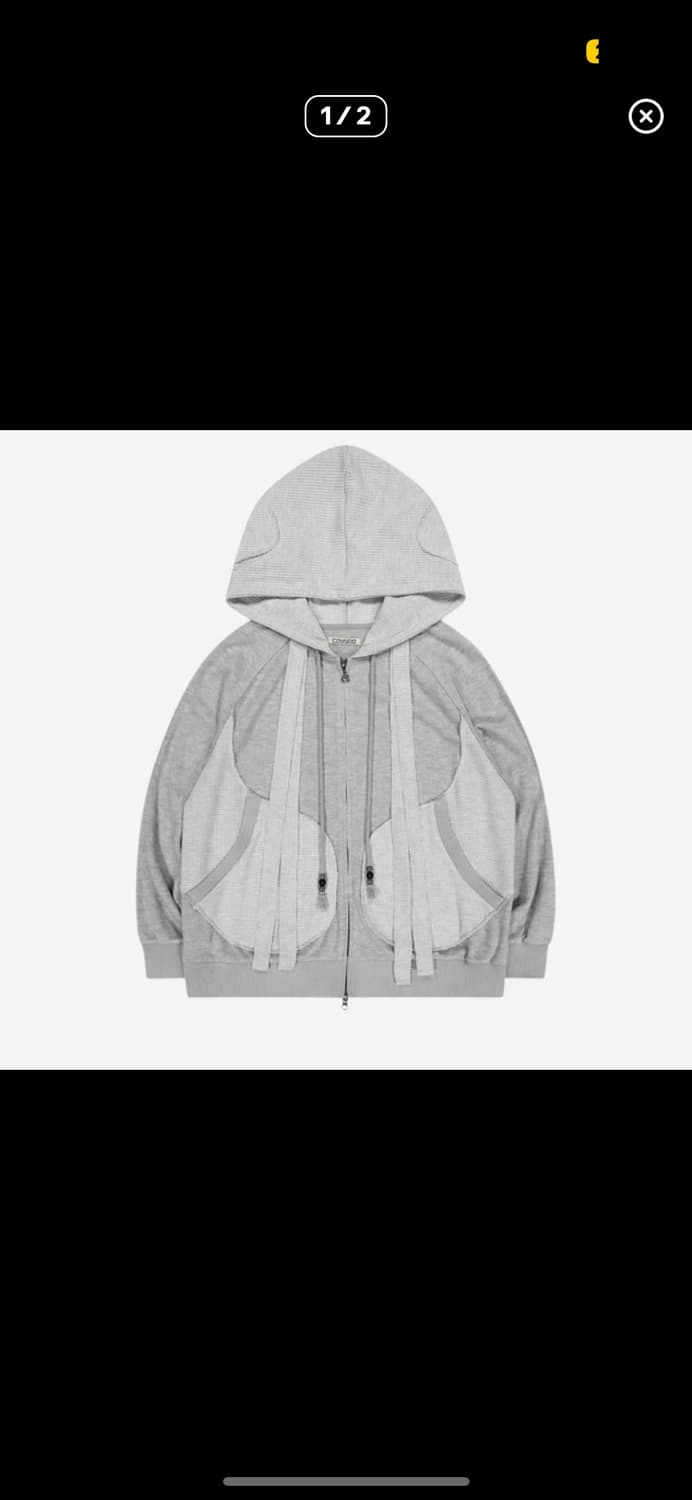 코이세이오 이어머프 후드집업 그레이 상품이미지1