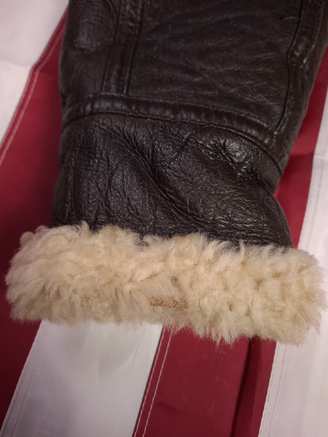 미공군 B-3 TYPE 리얼레더 항공 폭격기 무스탕  상품이미지10