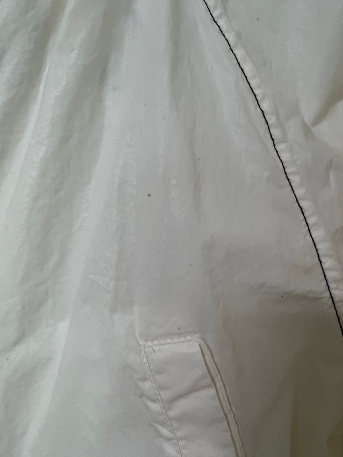 마뗑킴 크롭 후디 코팅 점퍼 아이보리 상품이미지4