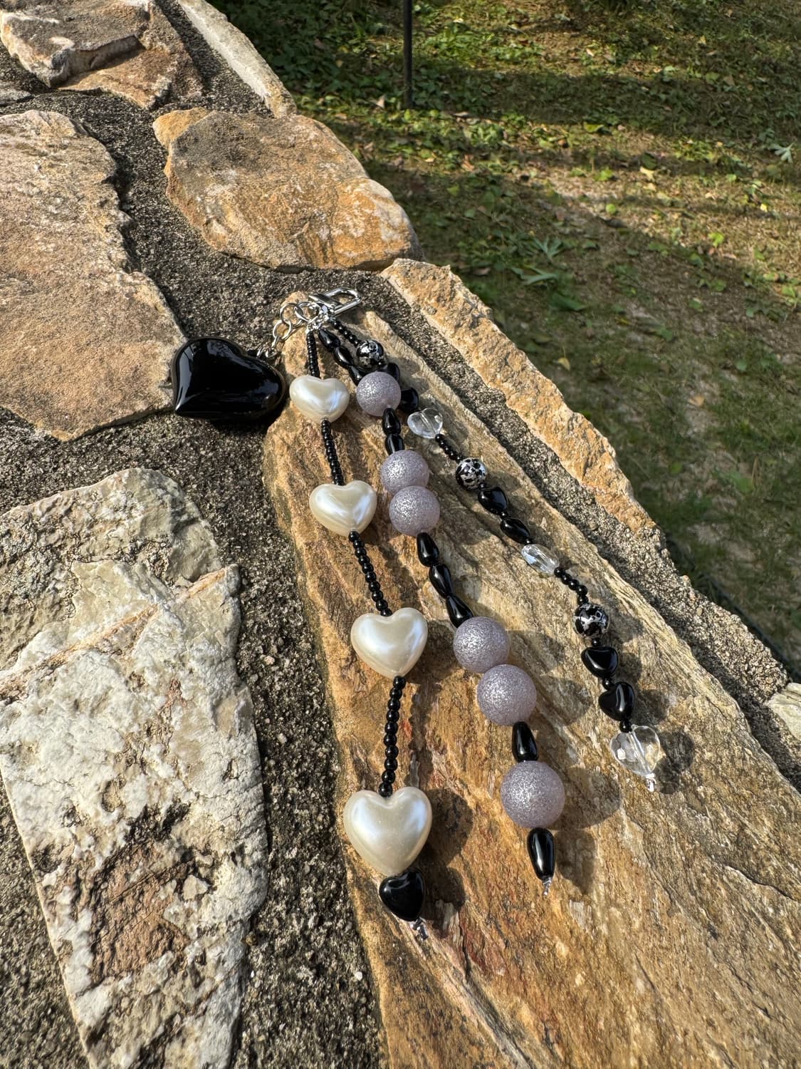 다비즈 블랙하트 진주하트 상품이미지7