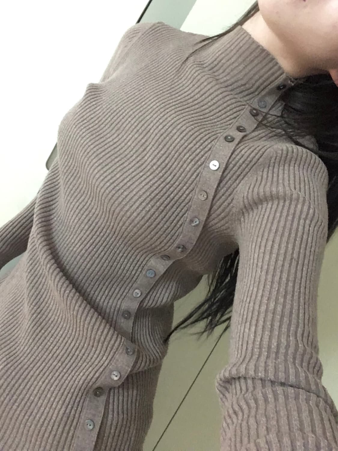 vintage side button detail knit 상품이미지4
