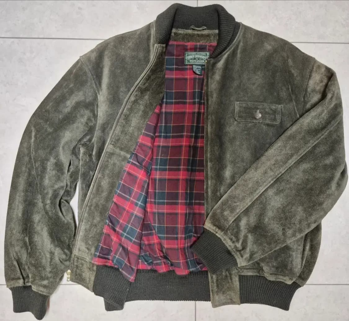 90s
'POLO COUNTRY'
Suede Bomber Jacket 상품이미지4