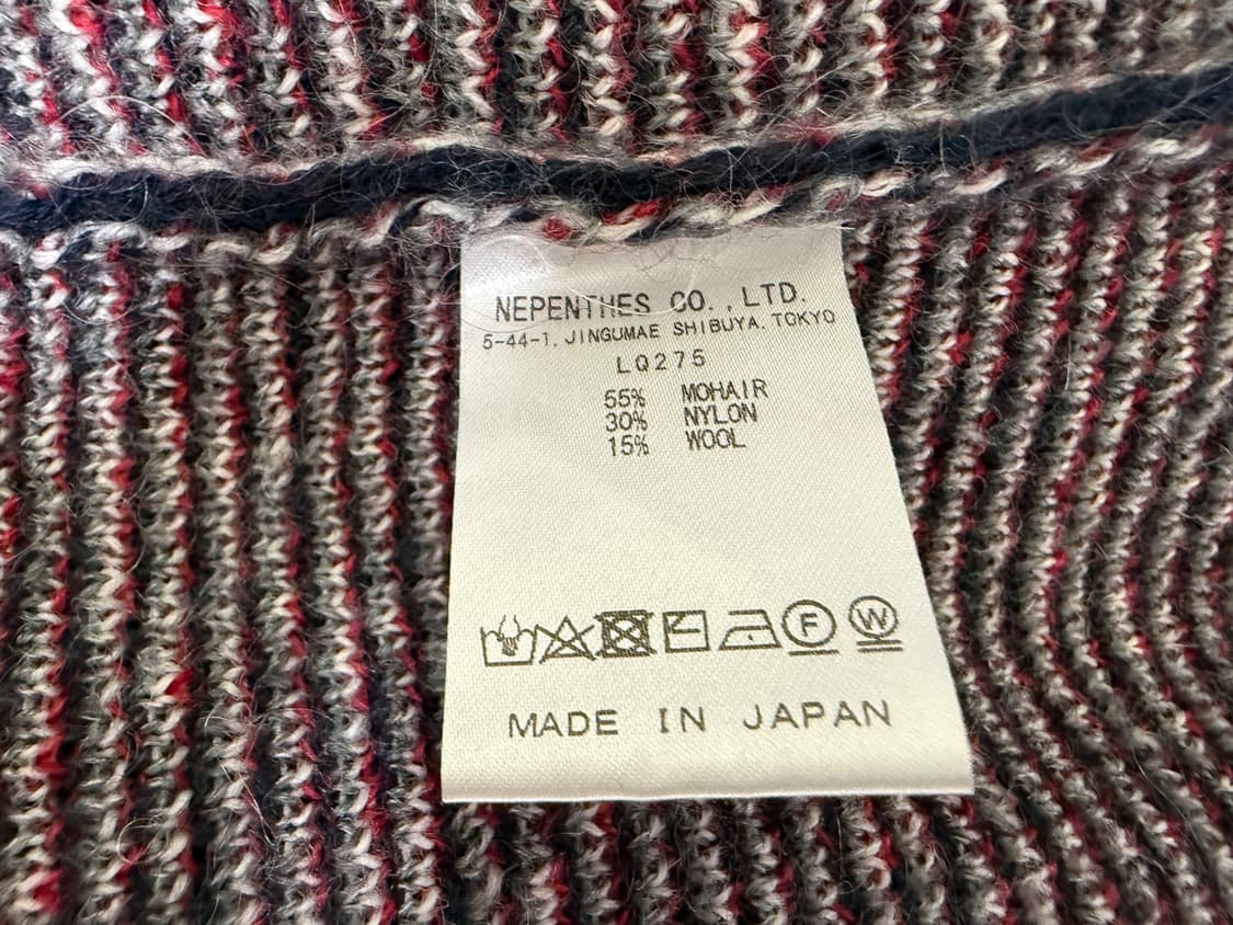 [L] 니들스 모헤어 빠삐용 가디건 그레이 [LQ275] 발렌 꼼데 Xl 상품이미지9