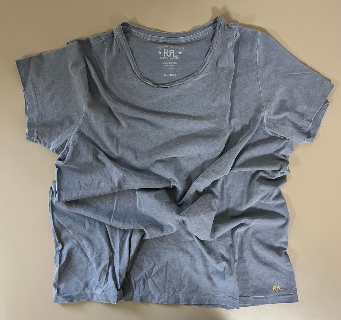 RRL 가먼트다이 티셔츠 상품이미지1