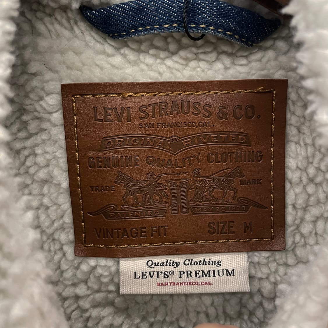 리바이스 타입 3 쉐르파 진청 데님 트러커 자켓 상품이미지7