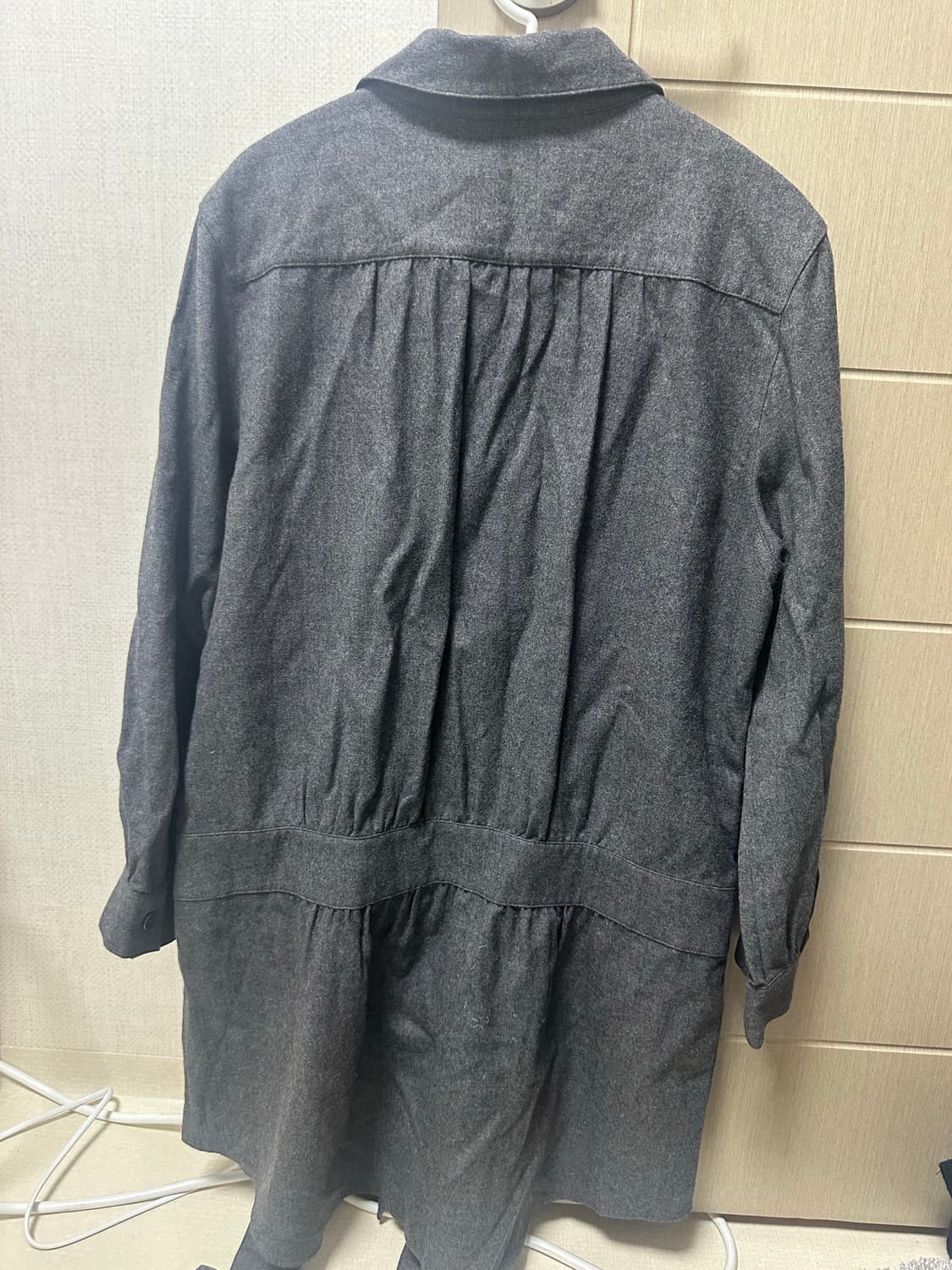 일본 빈티지 셔츠 면재질 원피스 상품이미지2