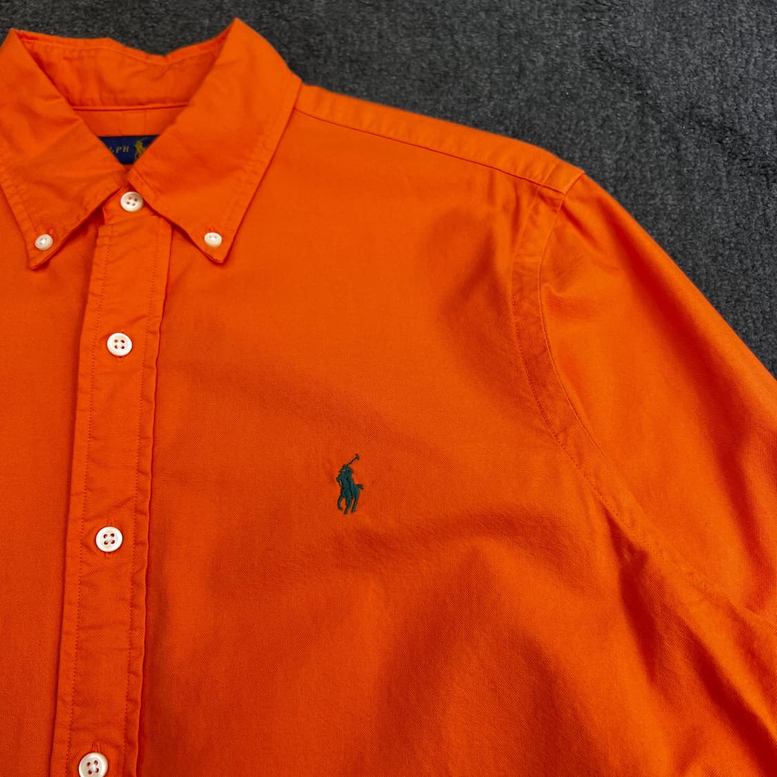 랄프로렌 클래식핏 오렌지 셔츠 상품이미지3