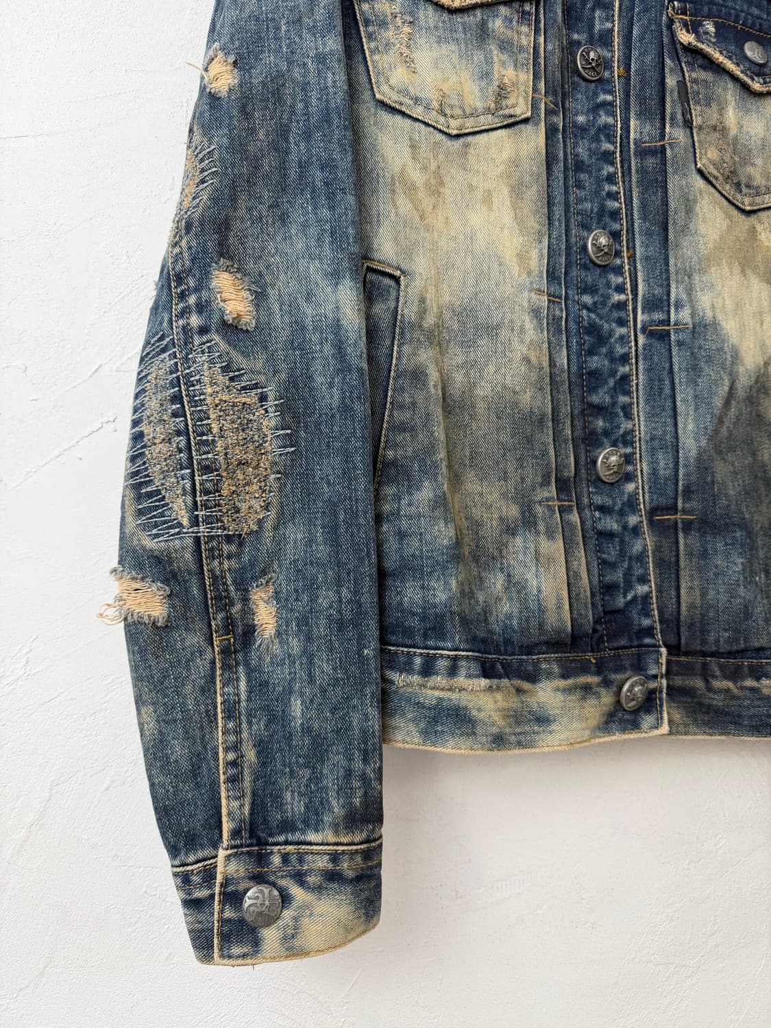 ABORDAGE by 히로무 타카하라 리페어 데님 자켓 상품이미지4