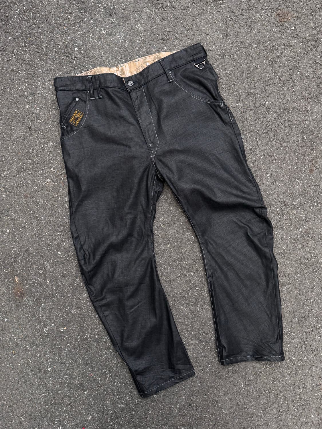 Edwin 재팬 에드윈 디테일 3D 블랙 코팅진 상품이미지1